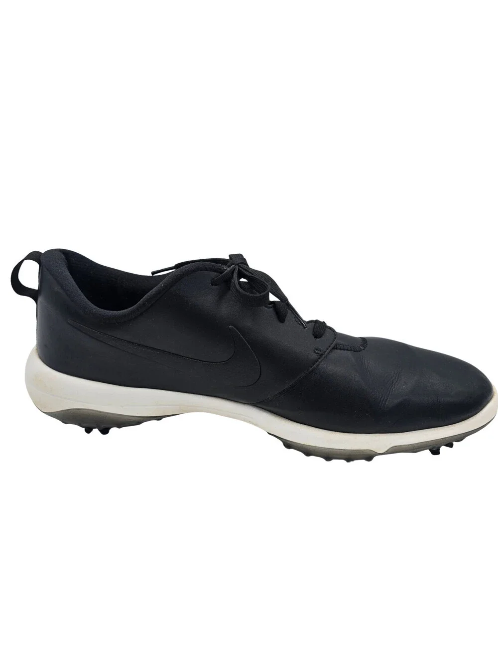 Nike Roshe G Tour Golf Shoes | Men's 14 | Black/White, Blackout Swoosh